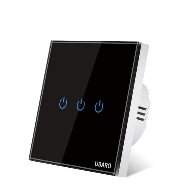 LED Wall Light Tempered Crystal Glass Touch Switch