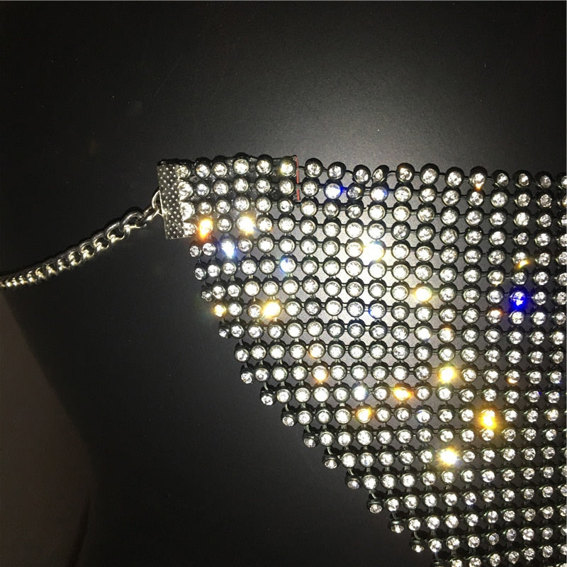 Crystal Masquerade Face Mask Jewelry