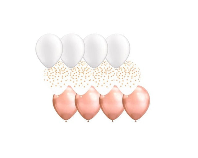 18inch White Gold Glitter Mr & Mrs LOVE Foil Balloons