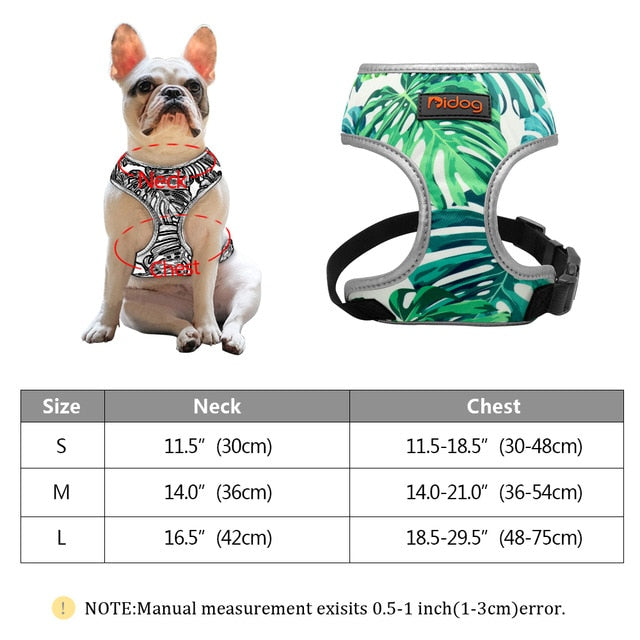 Dog Fruit Reflective Vest Harness