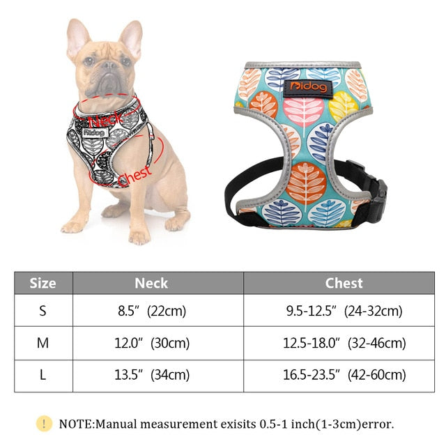 Dog Fruit Reflective Vest Harness