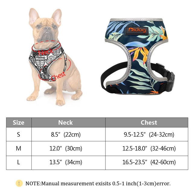 Dog Fruit Reflective Vest Harness