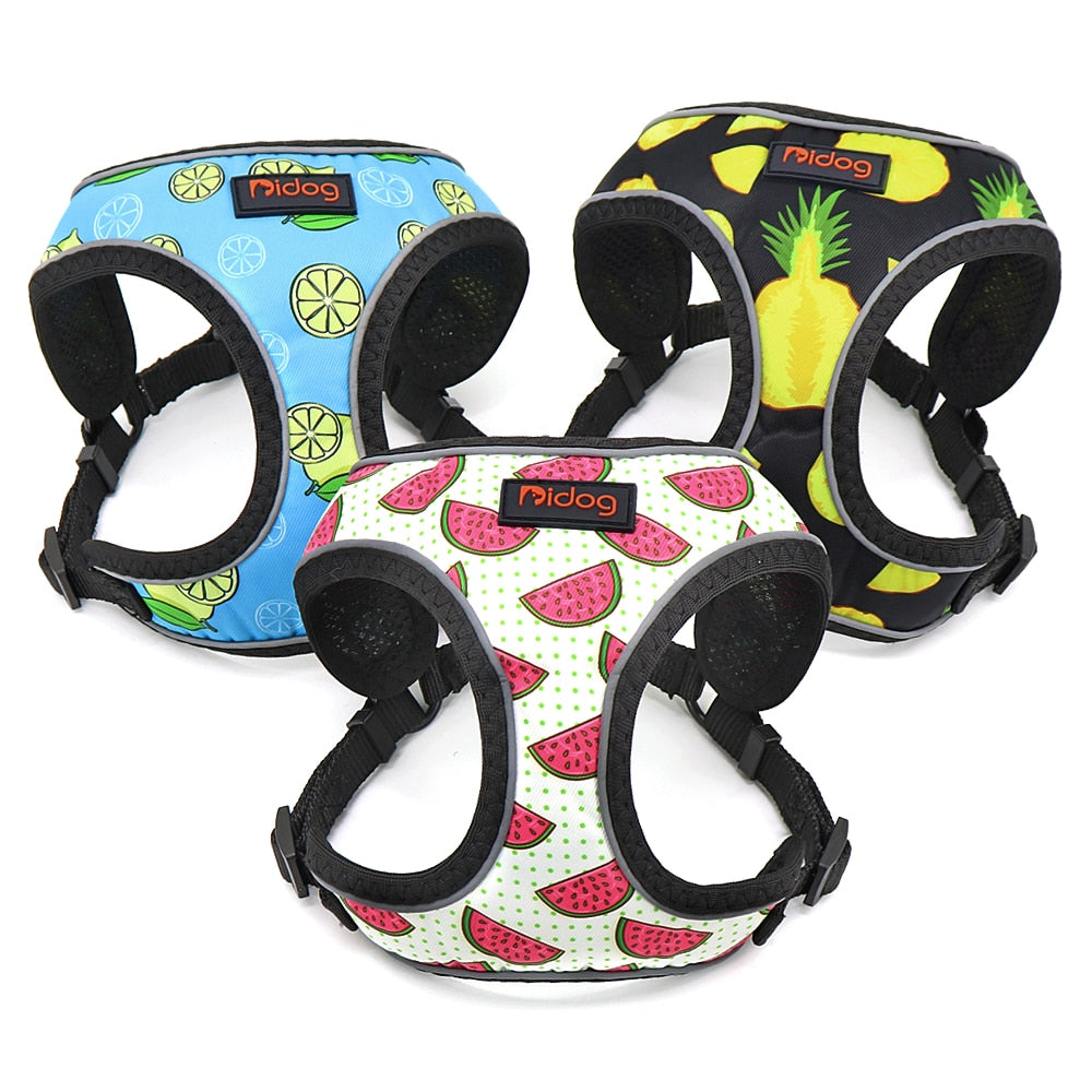 Dog Fruit Reflective Vest Harness