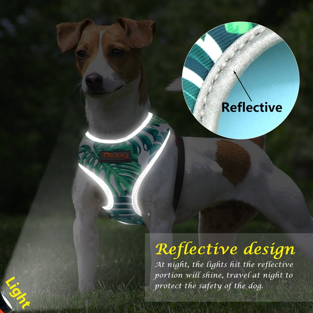 Dog Fruit Reflective Vest Harness