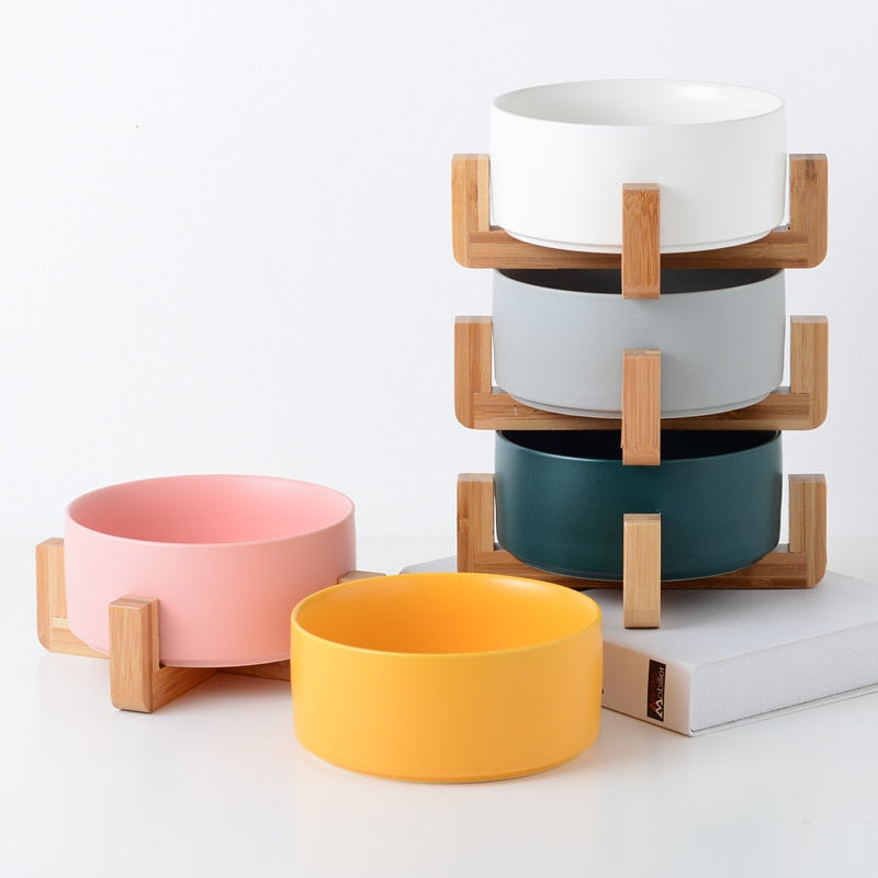 Ceramic Pet Feeder Bowl