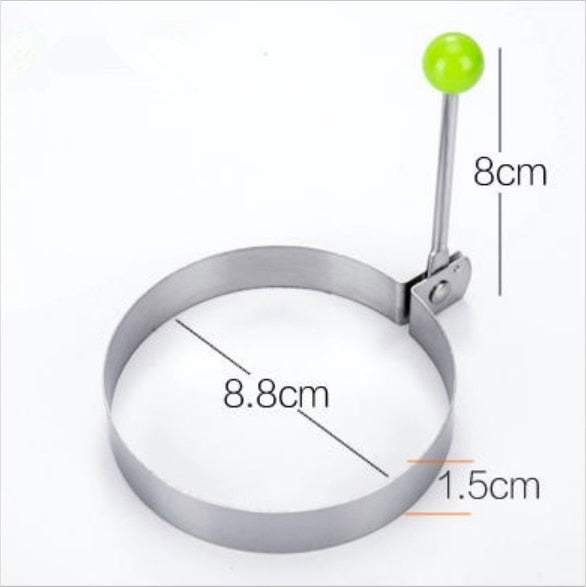 1Pc Stainless Steel Heart Star Mold For Pancake and Eggs