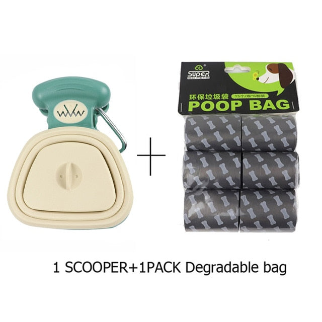 Pet Poop Bag Dispenser Scoop