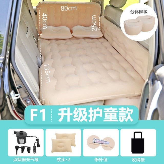 Car Bed Inflatable Air Mattress Traveling SUV