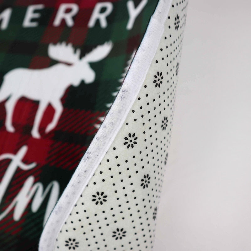 Merry Christmas Bath Mat Flannel Decorations