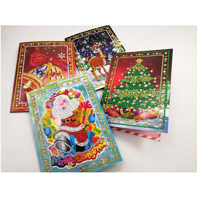 5D DIY Diamond Mosaic Greeting Cards Painting Kit
