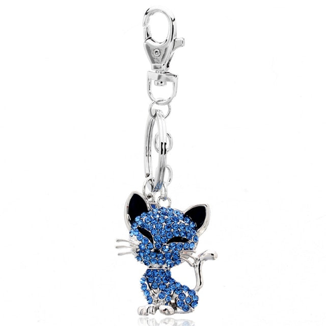 Cubic Zirconia Pineapple Keychain