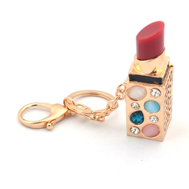 Cubic Zirconia Pineapple Keychain