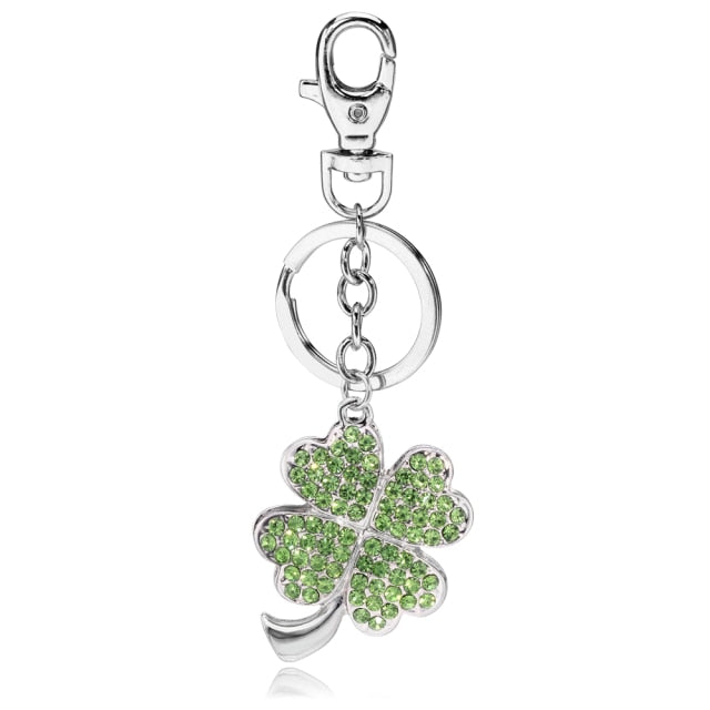 Cubic Zirconia Pineapple Keychain