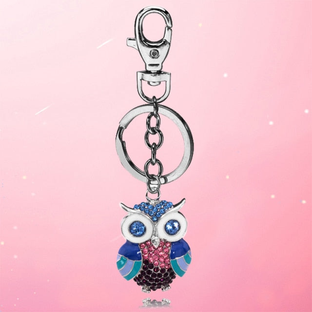 Cubic Zirconia Pineapple Keychain
