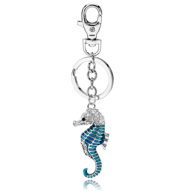 Cubic Zirconia Pineapple Keychain