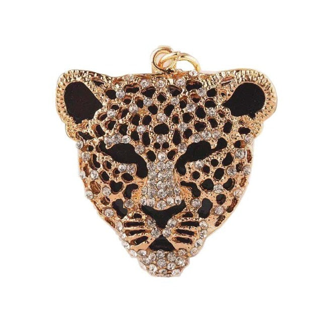 Cubic Zirconia Pineapple Keychain