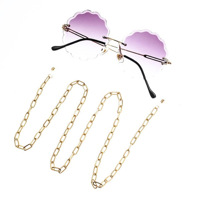 Minimalist Black Bead Chain For Sunglasses
