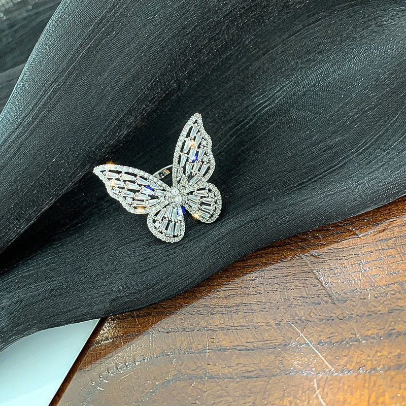 Luxury Crystal Butterfly Ring