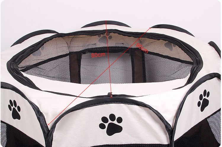 Portable Folding Pet Playpen Tent Dog House