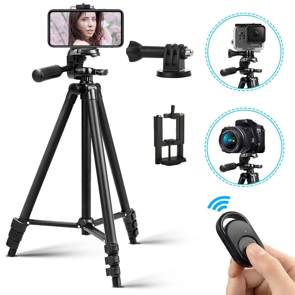 Camera Tripod Smartphone Mount Bluetooth