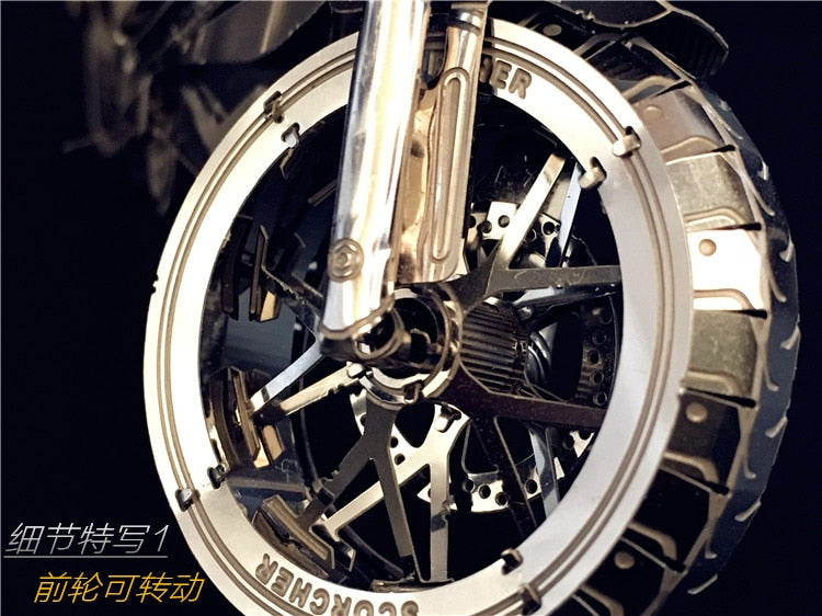 3D Avenger Motorcycle Metal Puzzle