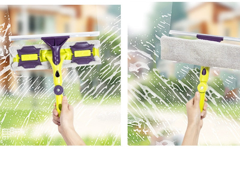 Glass Cleaning Double Sided Window Squeegee