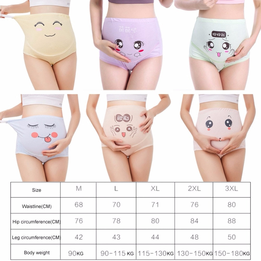 Cotton High Waist Maternity Underwear