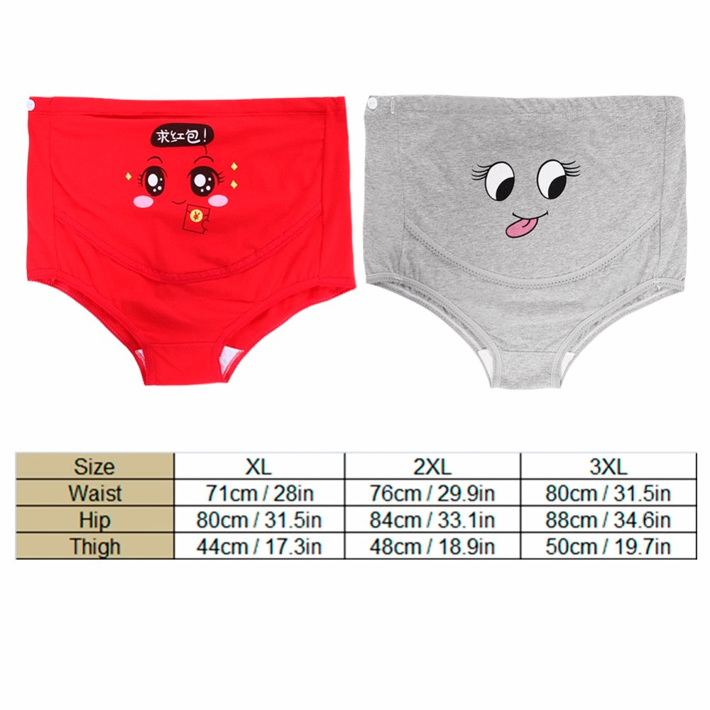 Cotton High Waist Maternity Underwear