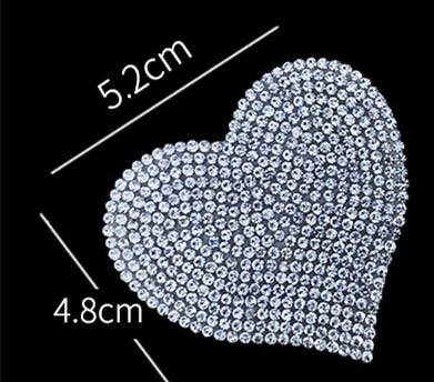 Stylish Sparkly Pucker Lips Crown Stars Decal