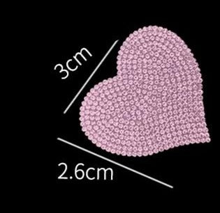 Stylish Sparkly Pucker Lips Crown Stars Decal