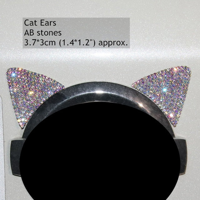 Stylish Sparkly Pucker Lips Crown Stars Decal