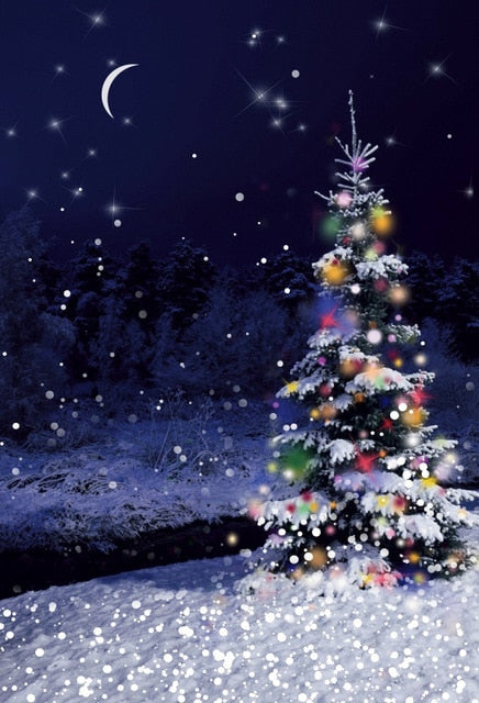 Gray Chic Wall Winter Christmas Photo Background Backdrop
