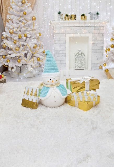 Gray Chic Wall Winter Christmas Photo Background Backdrop