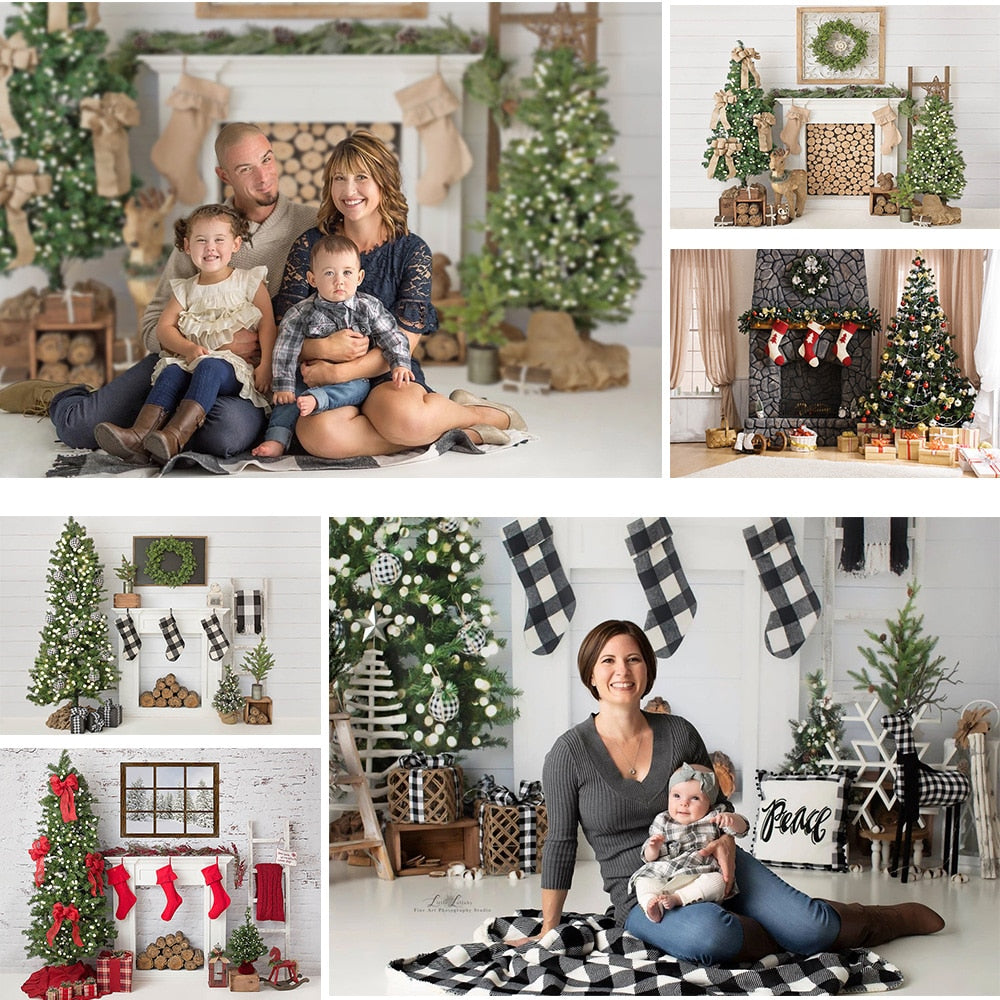 Christmas Photography Backdrop Banner Studio Background