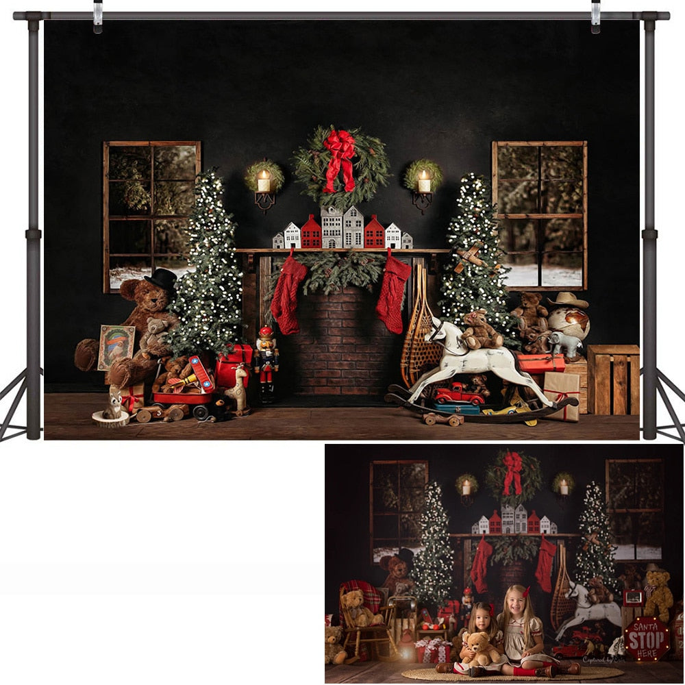 Christmas Photography Backdrop Banner Studio Background