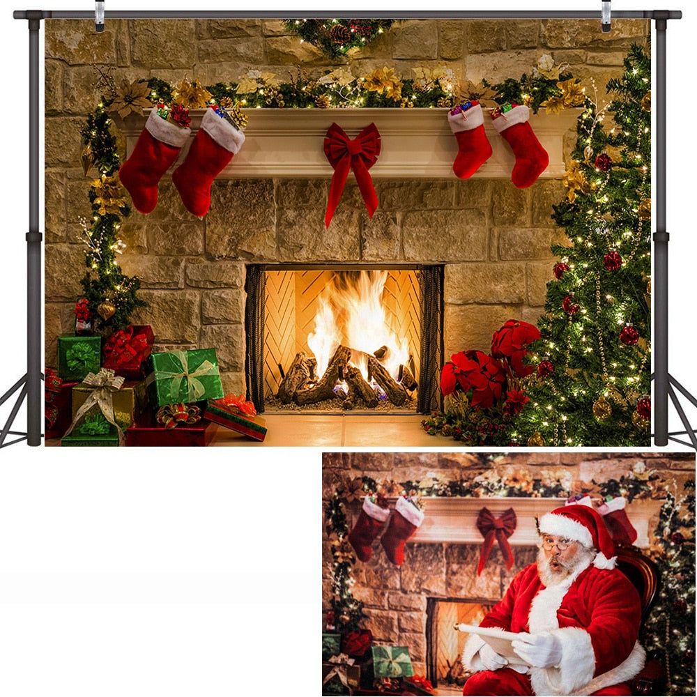 Christmas Photography Backdrop Banner Studio Background