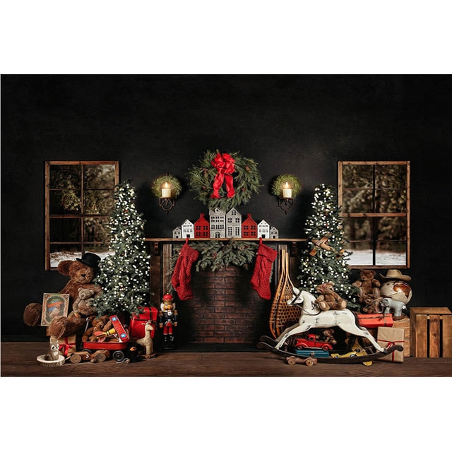 Christmas Photography Backdrop Banner Studio Background