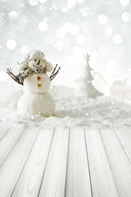 Gray Chic Wall Winter Christmas Photo Background Backdrop