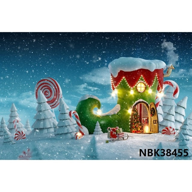 Christmas Backdrop Winter Photography Background