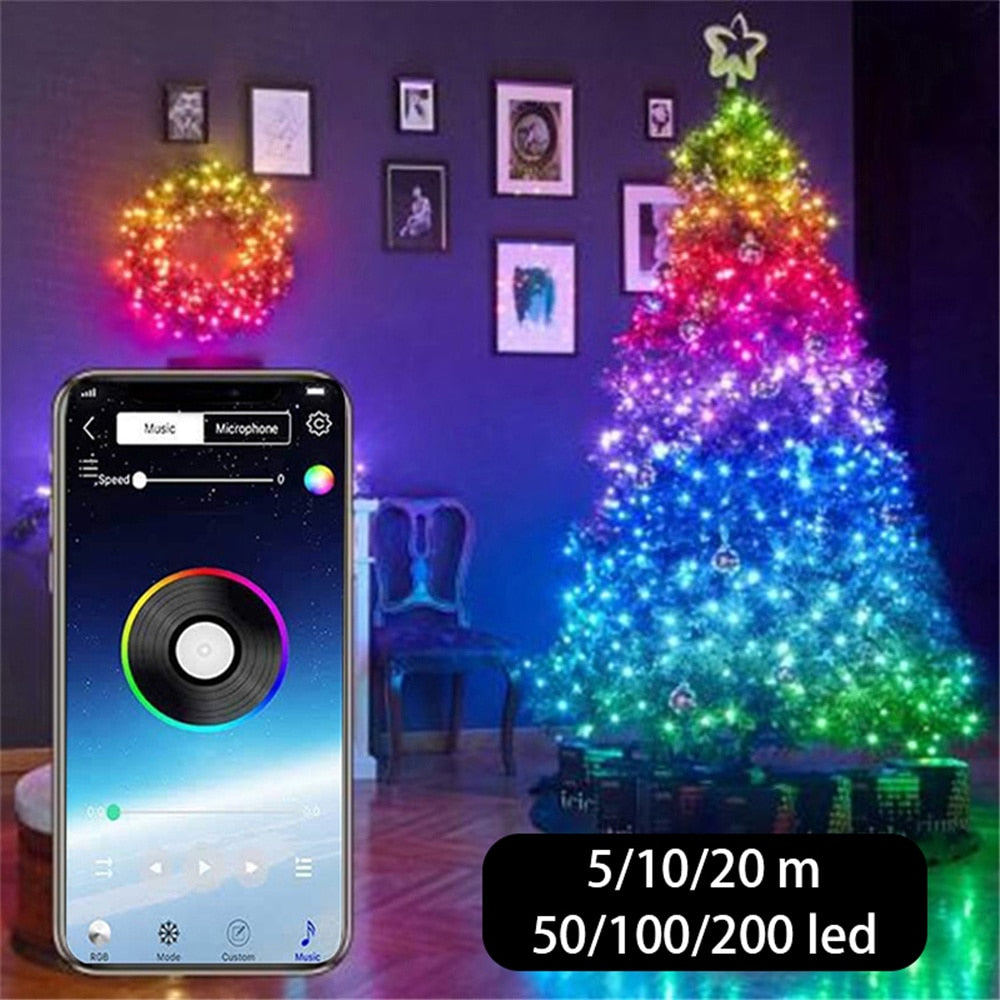 USB LED String Light Christmas Tree Decoration