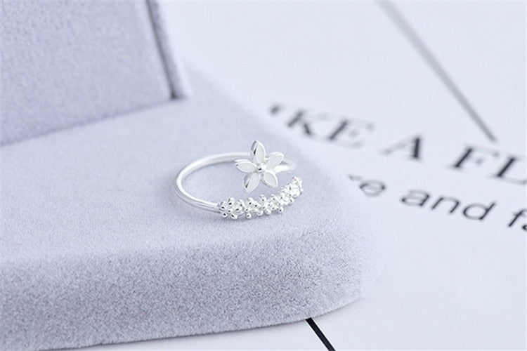 Flower 925 Sterling Silver Ring