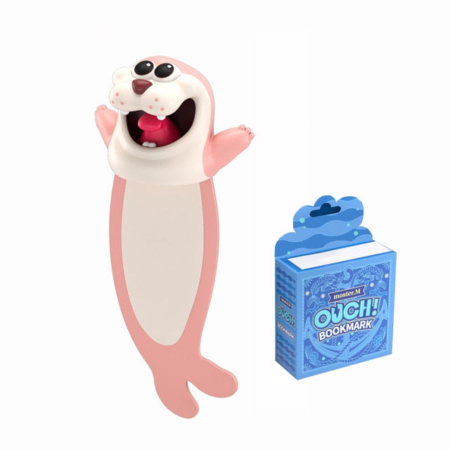 Creative and Cute Cartoon 3D Bookmark