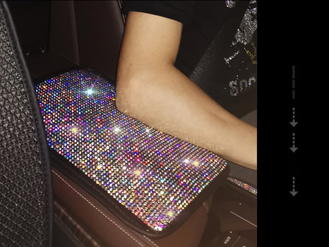 Sparkly Pink Rainbow Car Bling Accessories