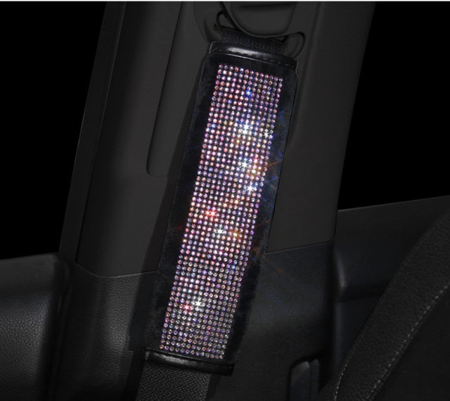 Sparkly Pink Rainbow Car Bling Accessories