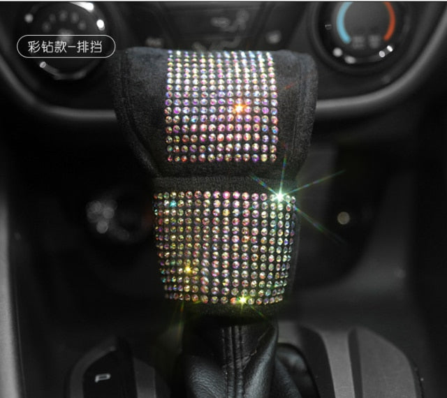 Sparkly Pink Rainbow Car Bling Accessories