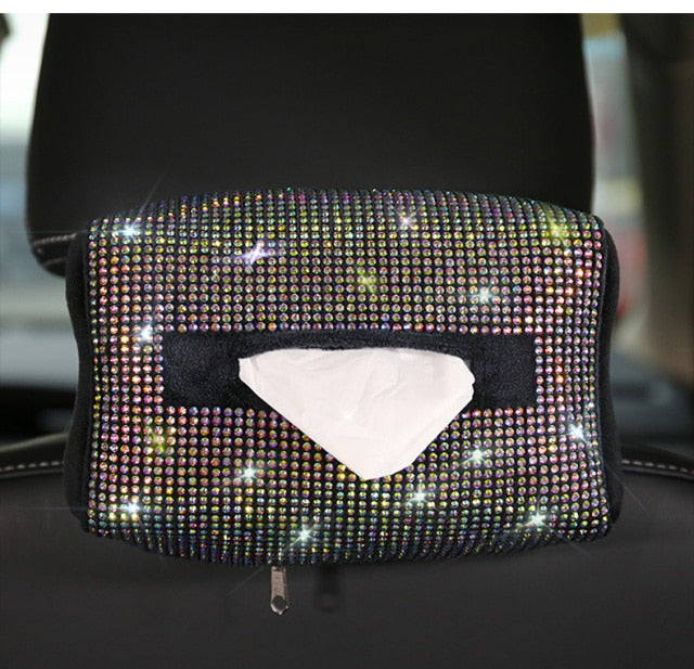 Sparkly Pink Rainbow Car Bling Accessories