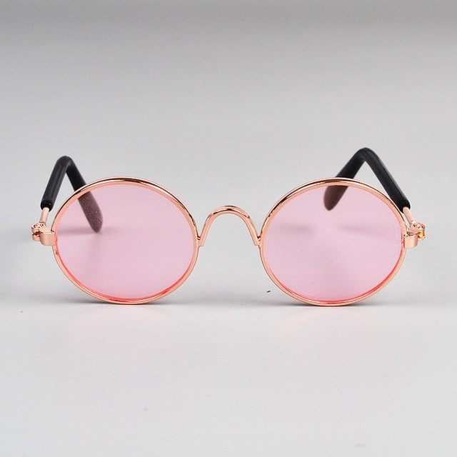 Round Dog Cat Sunglasses Eye-Wear Accessories