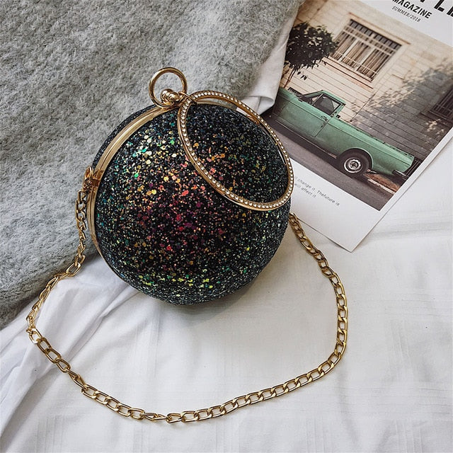 Luxury Diamond Basketball Soccer Clutch Bags