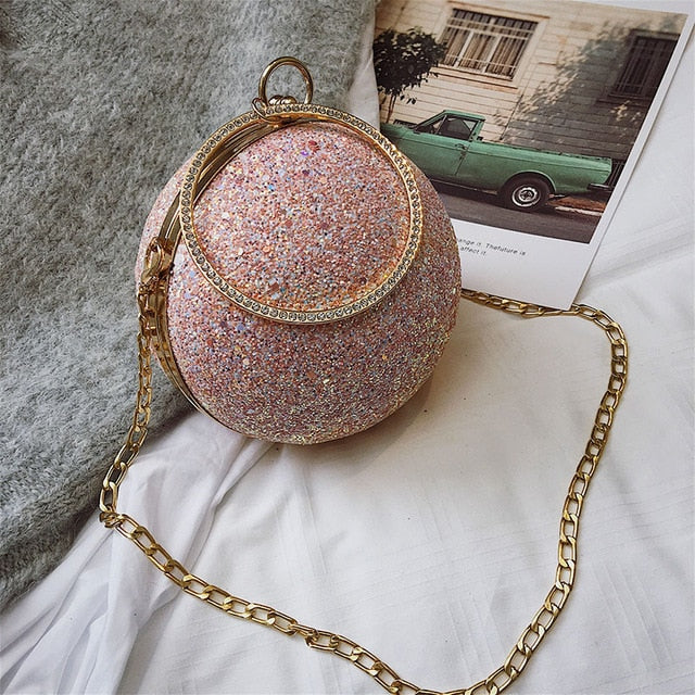 Luxury Diamond Basketball Soccer Clutch Bags