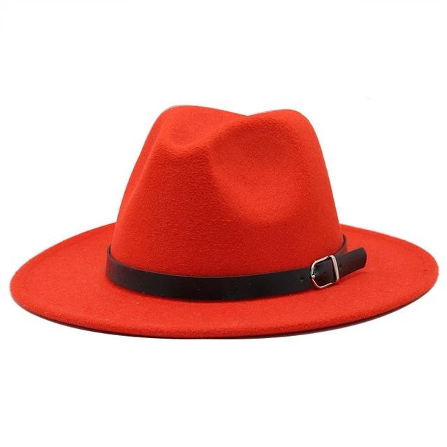 Classic British Fedora Hat with Belt